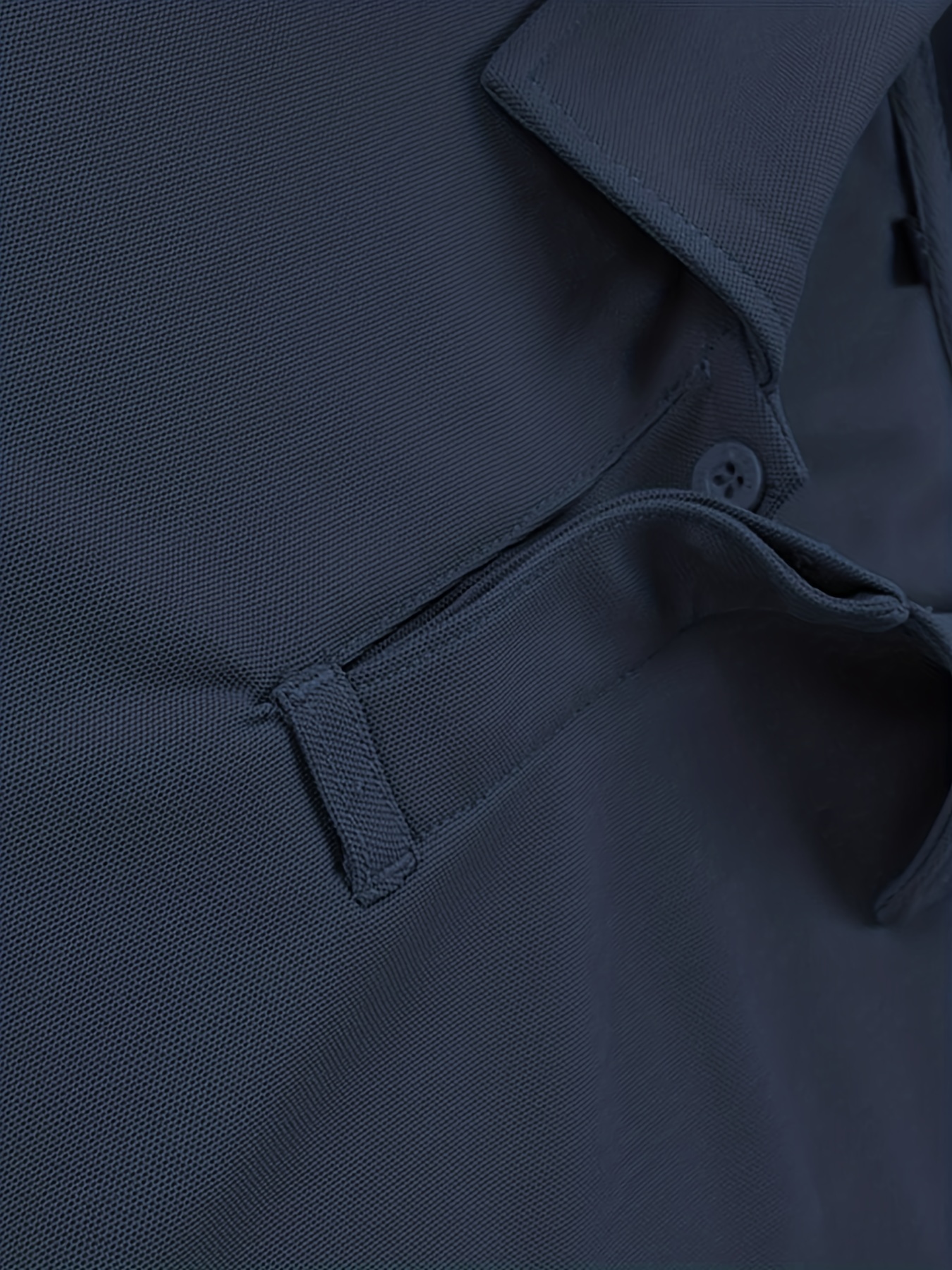 classic design golf shirt mens casual mid stretch short sleeve lapel shirt for summer details 17