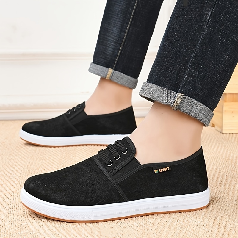 slip skateboard shoes men s solid colour comfy non slip details 7
