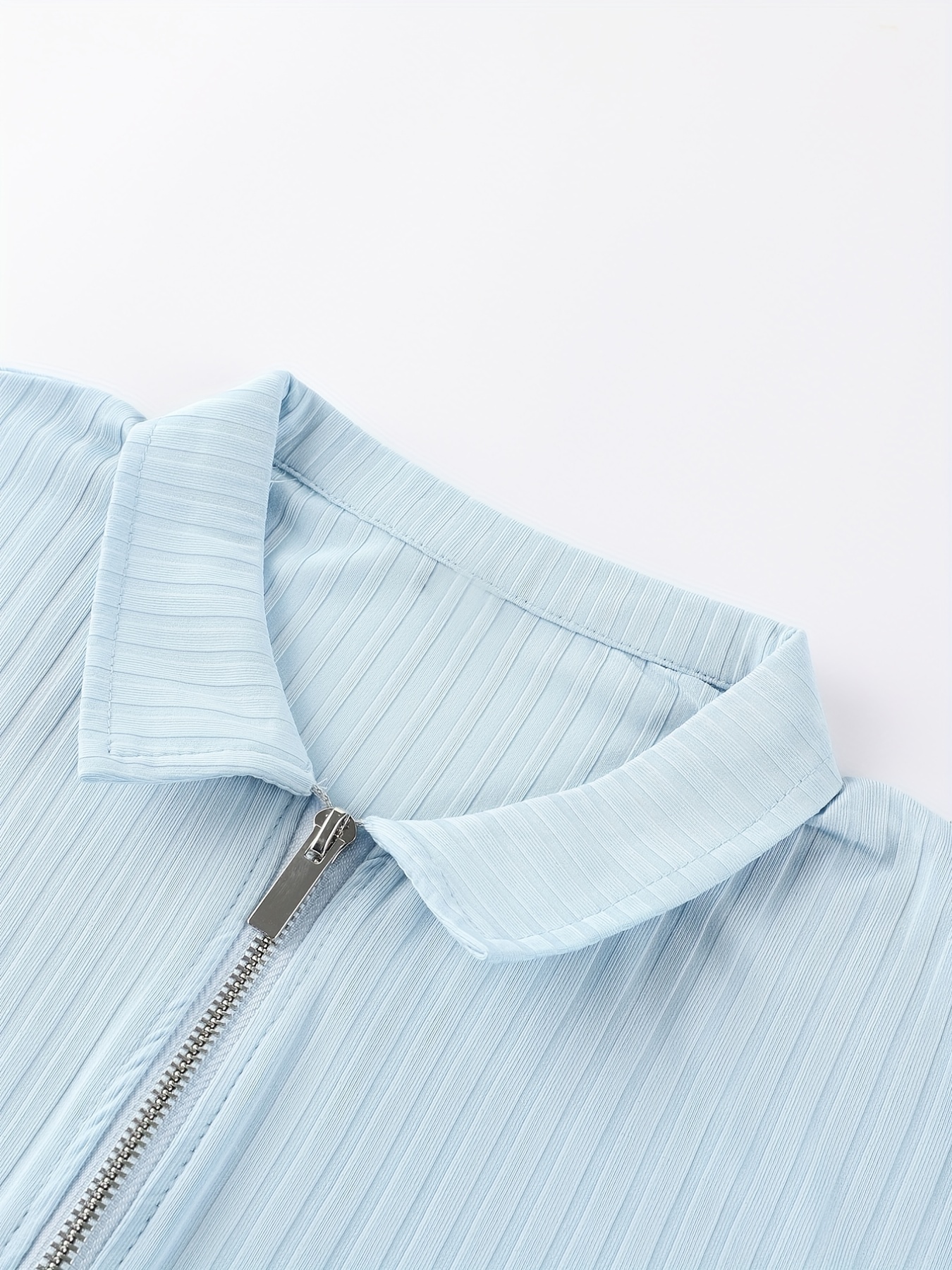 mens solid creative top casual high stretch short sleeve lapel shirt mens clothes for summer outdoor details 15