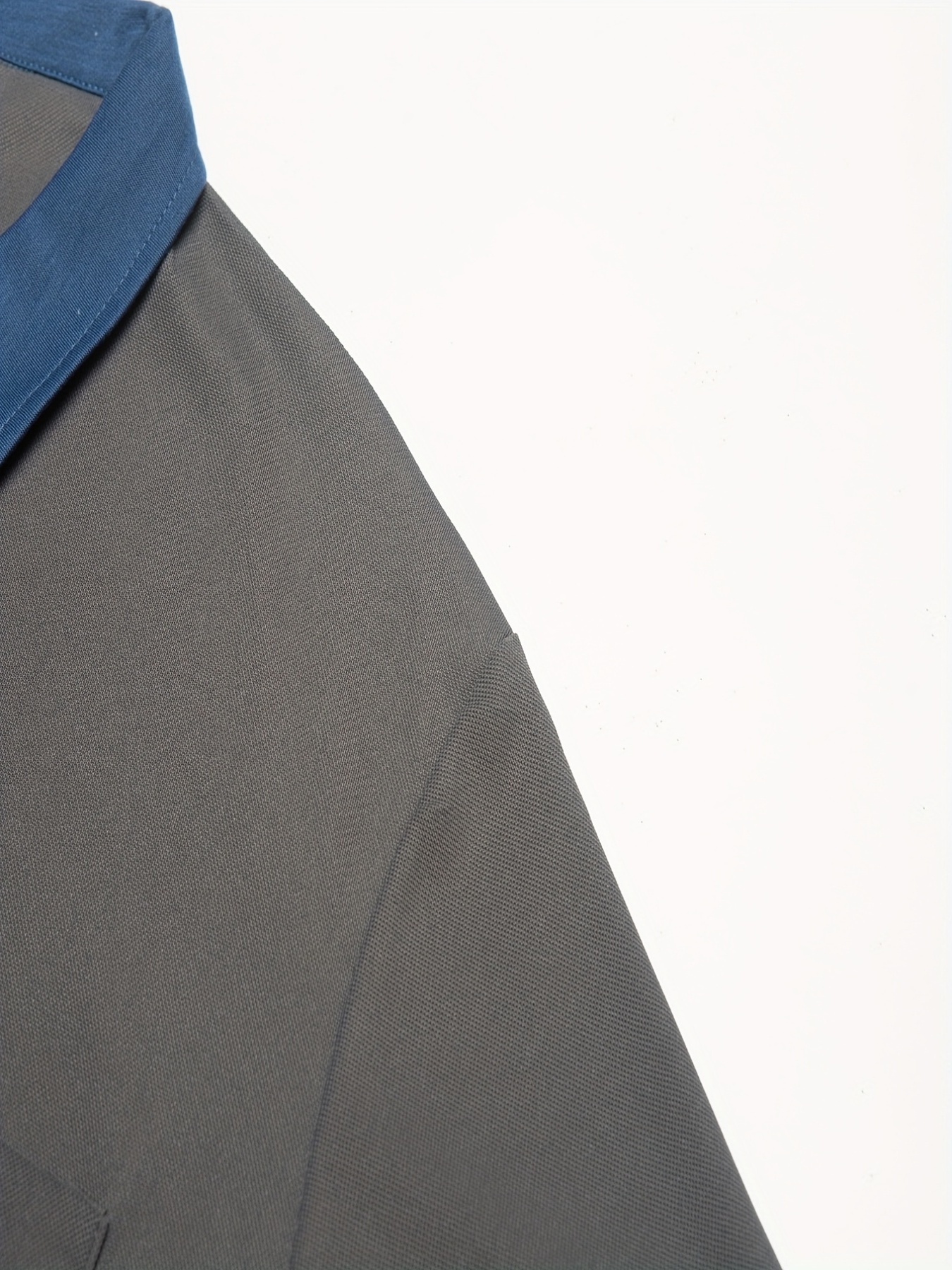 breathable regular fit contrast color design golf shirt mens casual v neck t shirt short sleeve for summer mens clothing details 44