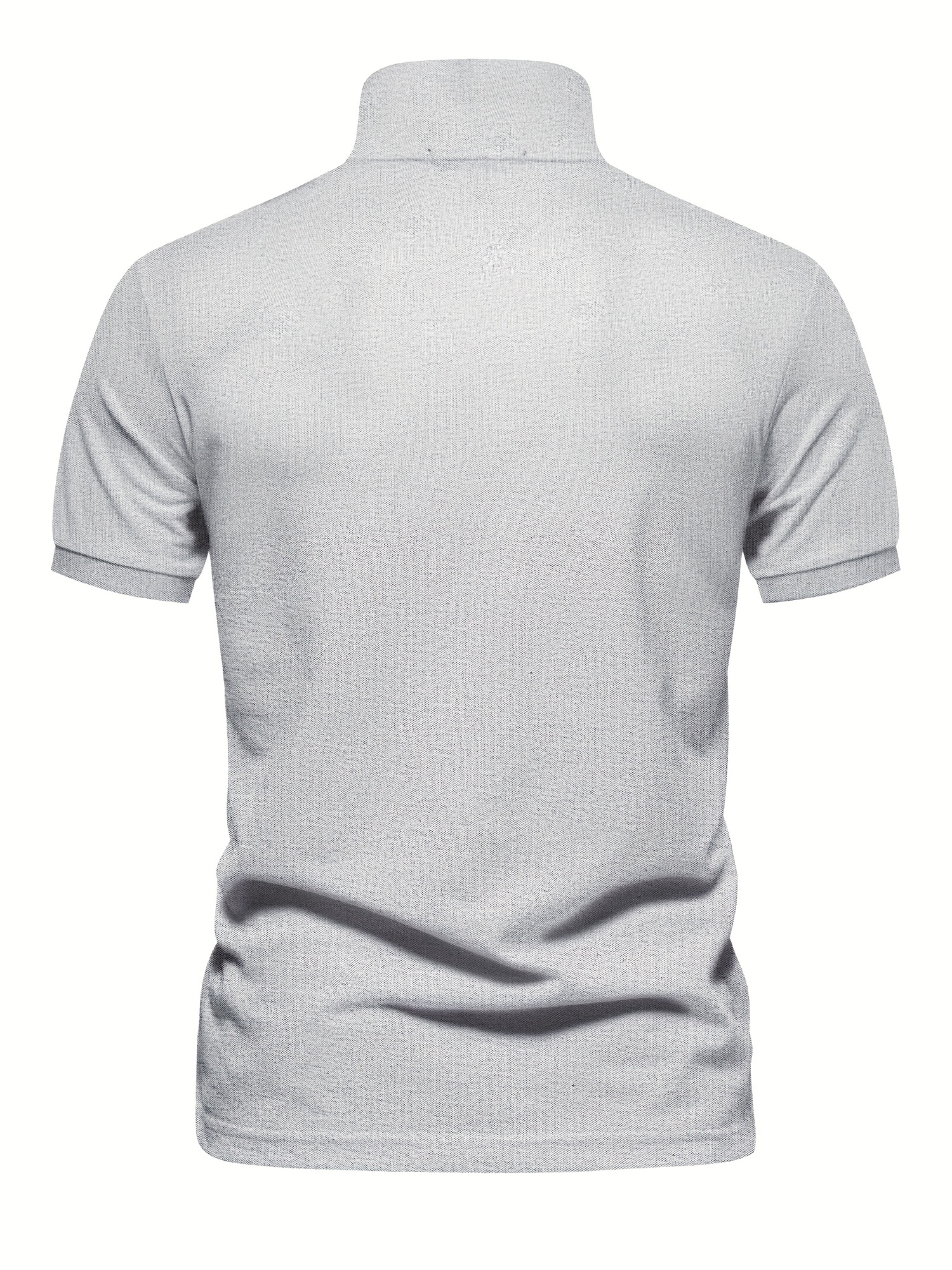 mens solid giraffe embroidery short sleeve lapel shirts mens fashion leisurewear for spring fall golf sports details 11