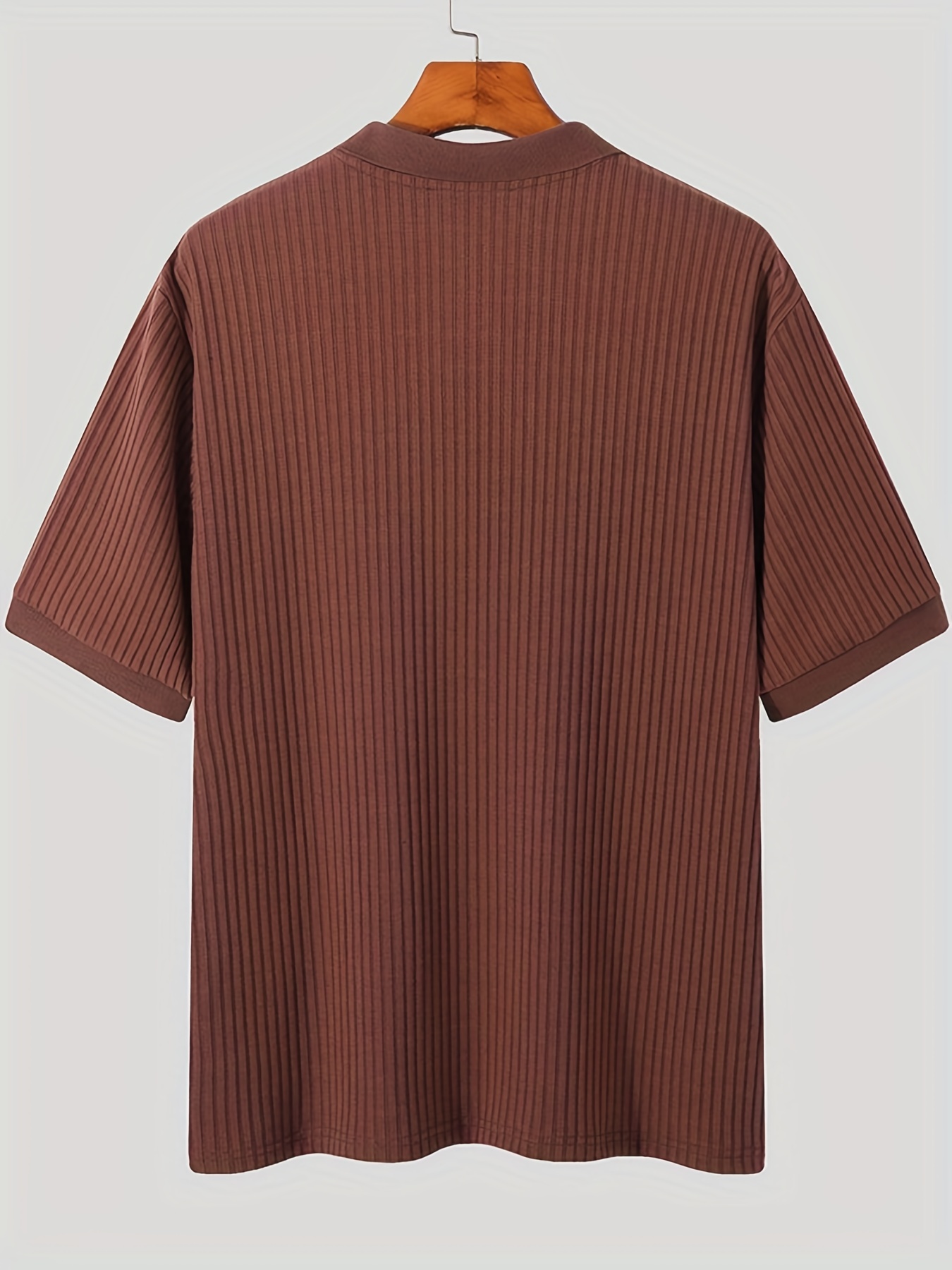 Men's Casual Solid Button Up Short Sleeve Lightweight Shirt, Men's top For Summer, Tops For Men