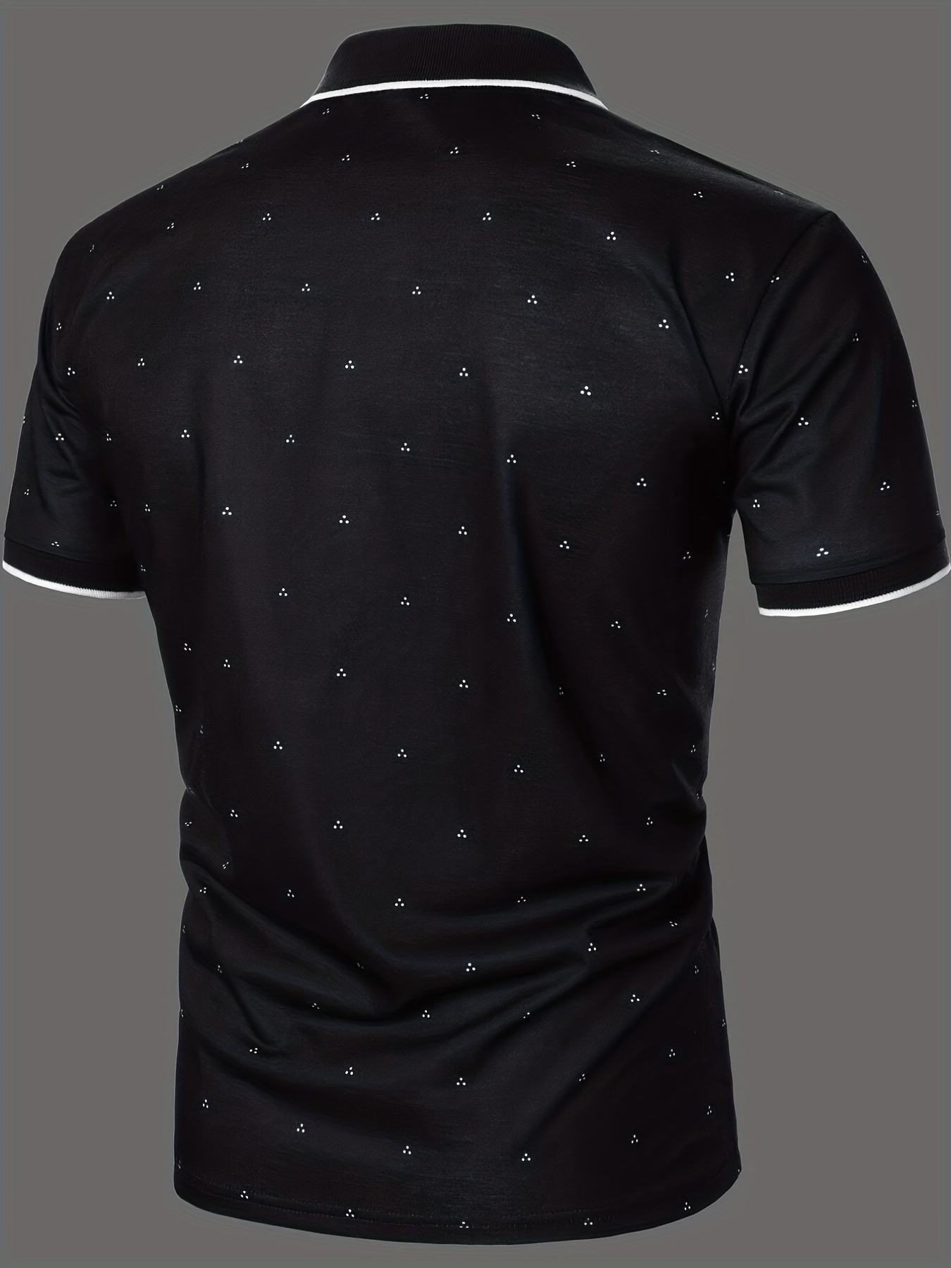 mens shirts casual navy blue slim fit lapel button up shirt details 25