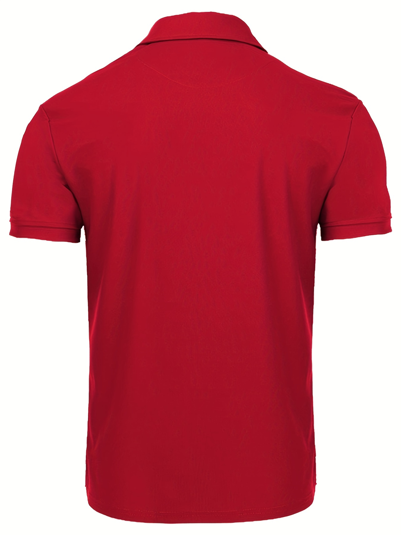 classic design golf shirt mens casual mid stretch short sleeve lapel shirt for summer details 10