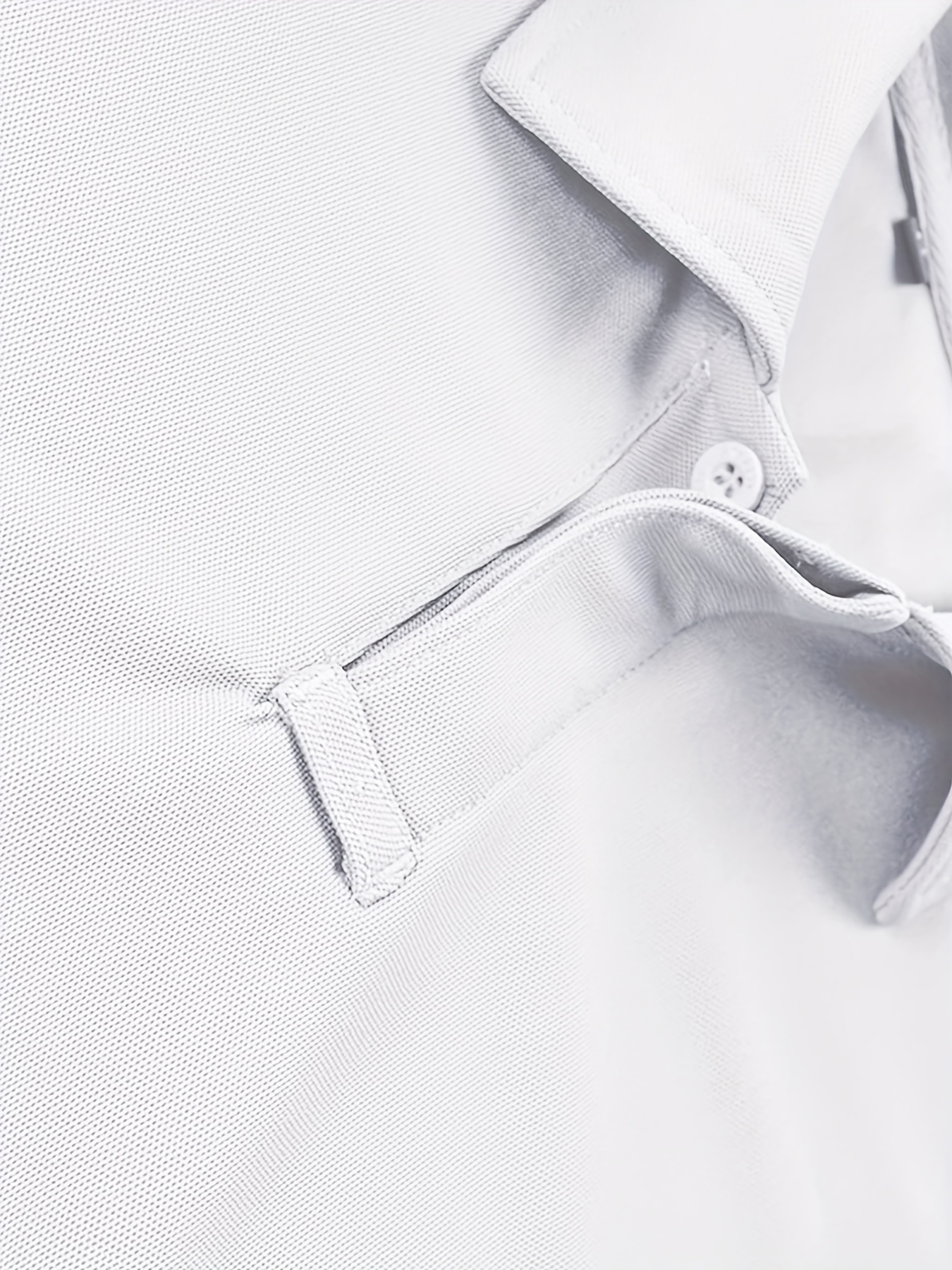 classic design golf shirt mens casual mid stretch short sleeve lapel shirt for summer details 5