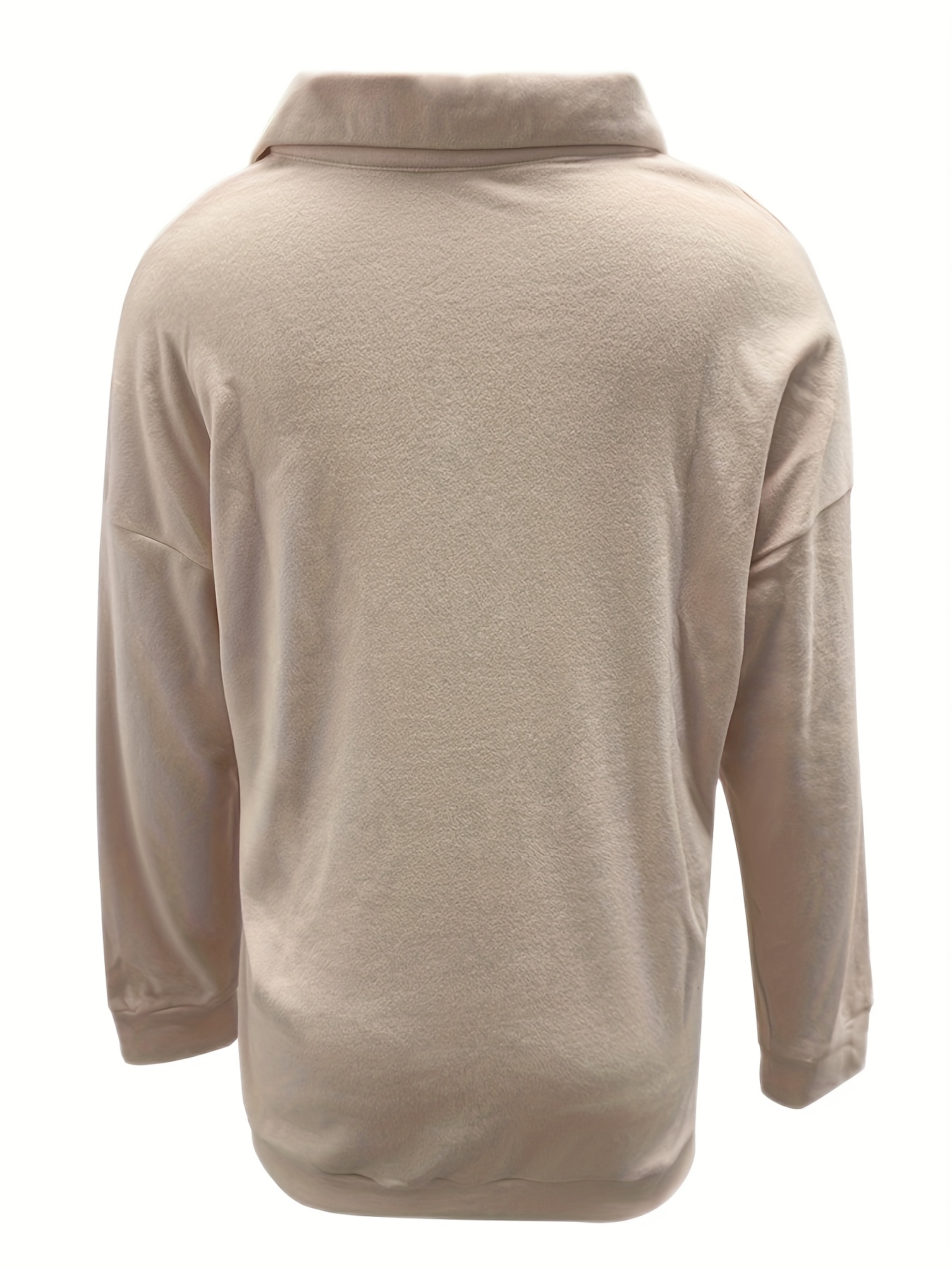 mens casual loose long sleeves button lapel slim shirts details 29