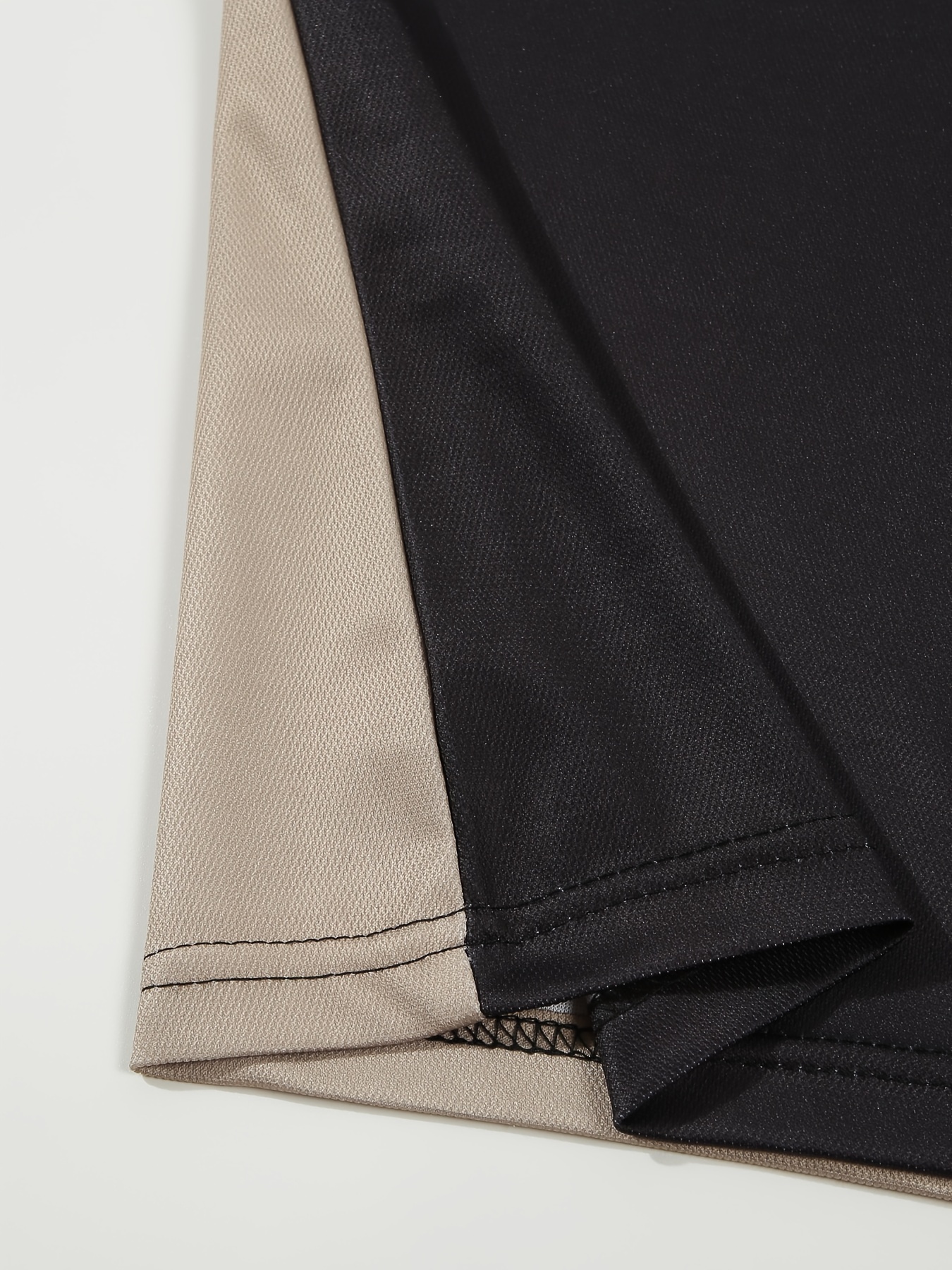 lapel shirt, striped mens casual color block short sleeve lapel shirt with chest pocket for summer golf details 27