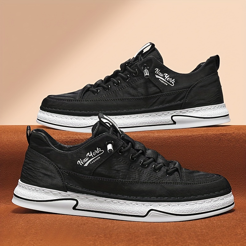 mens skate shoes with good grip lace up sneakers mens footwear men s shoes temu details 6