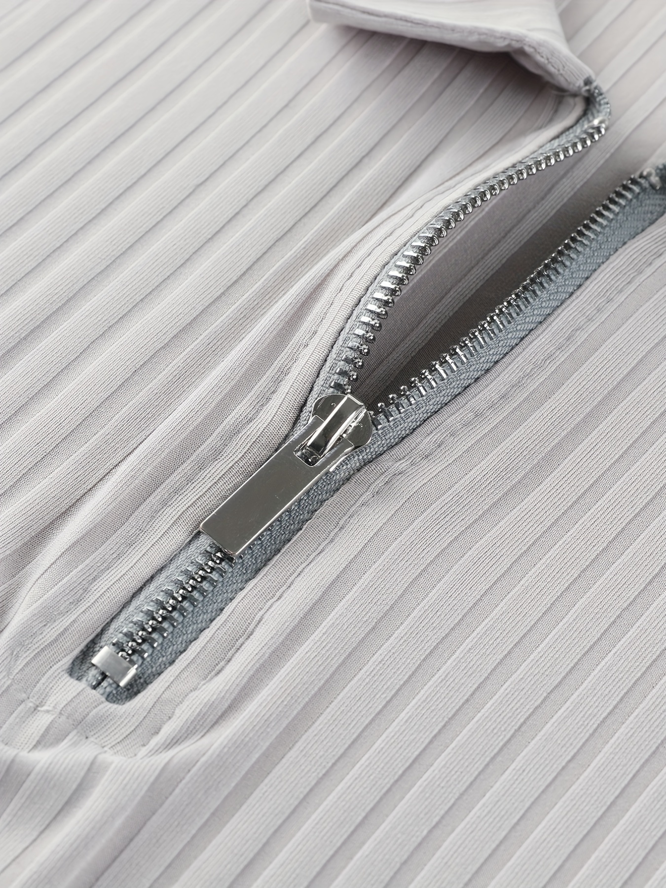 mens solid creative top casual high stretch short sleeve lapel shirt mens clothes for summer outdoor details 25