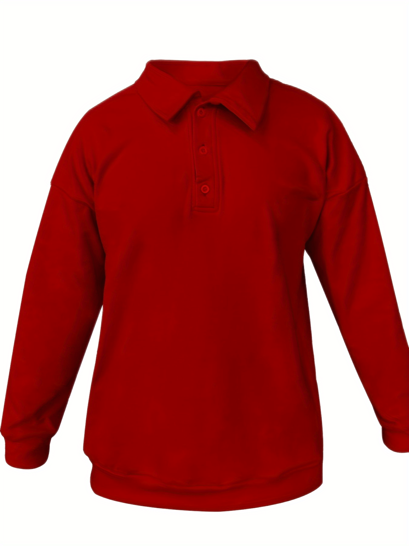 mens casual loose long sleeves button lapel slim shirts details 33