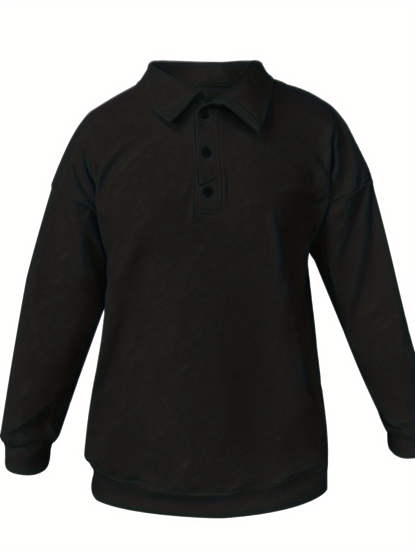 mens casual loose long sleeves button lapel slim shirts details 38