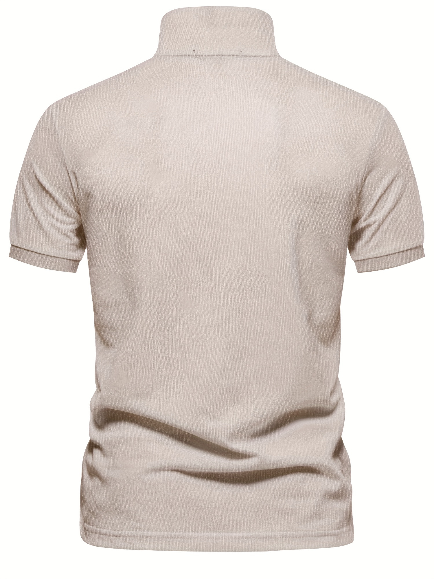 mens solid giraffe embroidery short sleeve lapel shirts mens fashion leisurewear for spring fall golf sports details 21