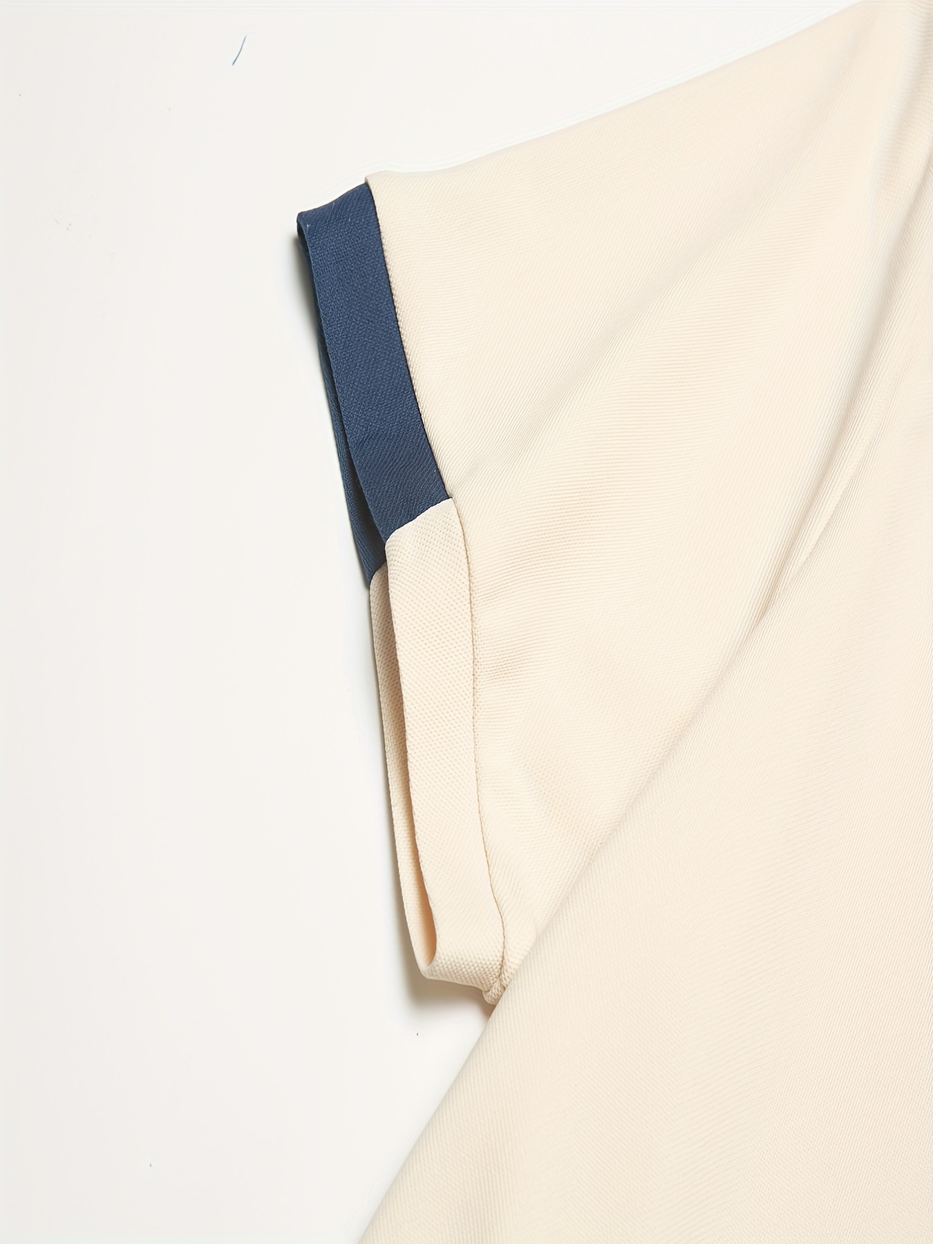 breathable regular fit contrast color design golf shirt mens casual v neck t shirt short sleeve for summer mens clothing details 13