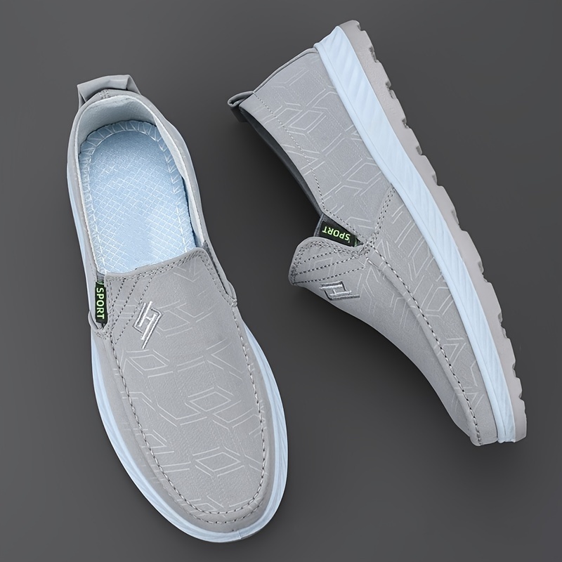 slip loafer shoes men s solid colour breathable comfy non details 7