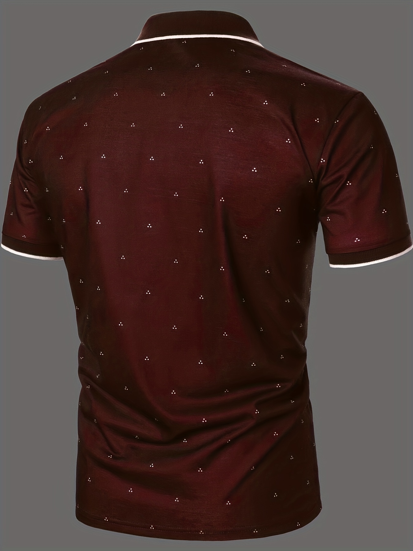 mens shirts casual navy blue slim fit lapel button up shirt details 31