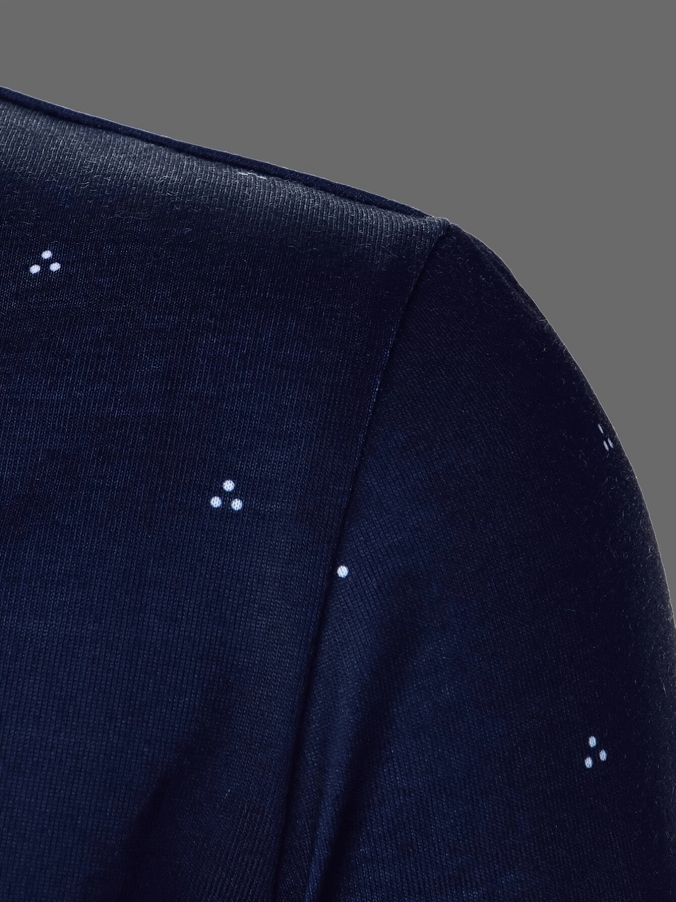 mens shirts casual navy blue slim fit lapel button up shirt details 50