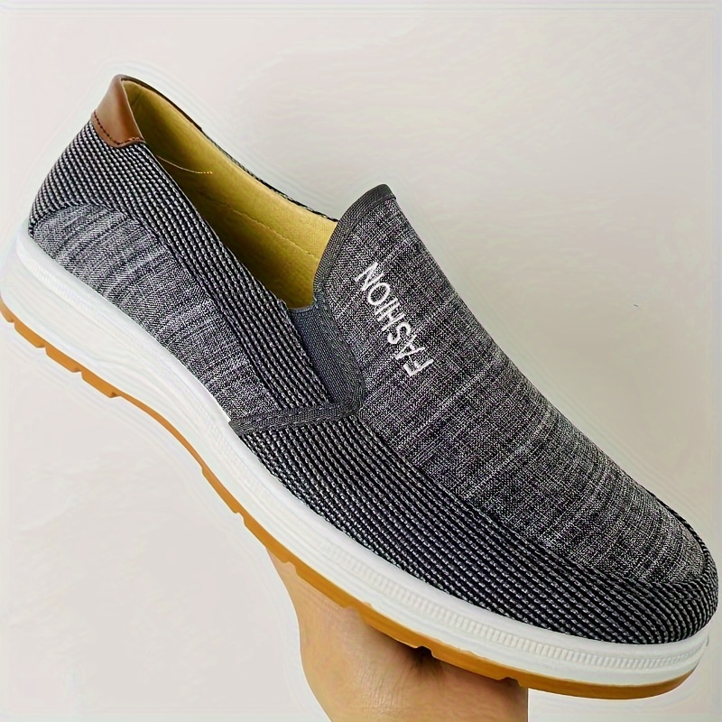 slip canvas shoes men s solid colour breathable comfy non details 7