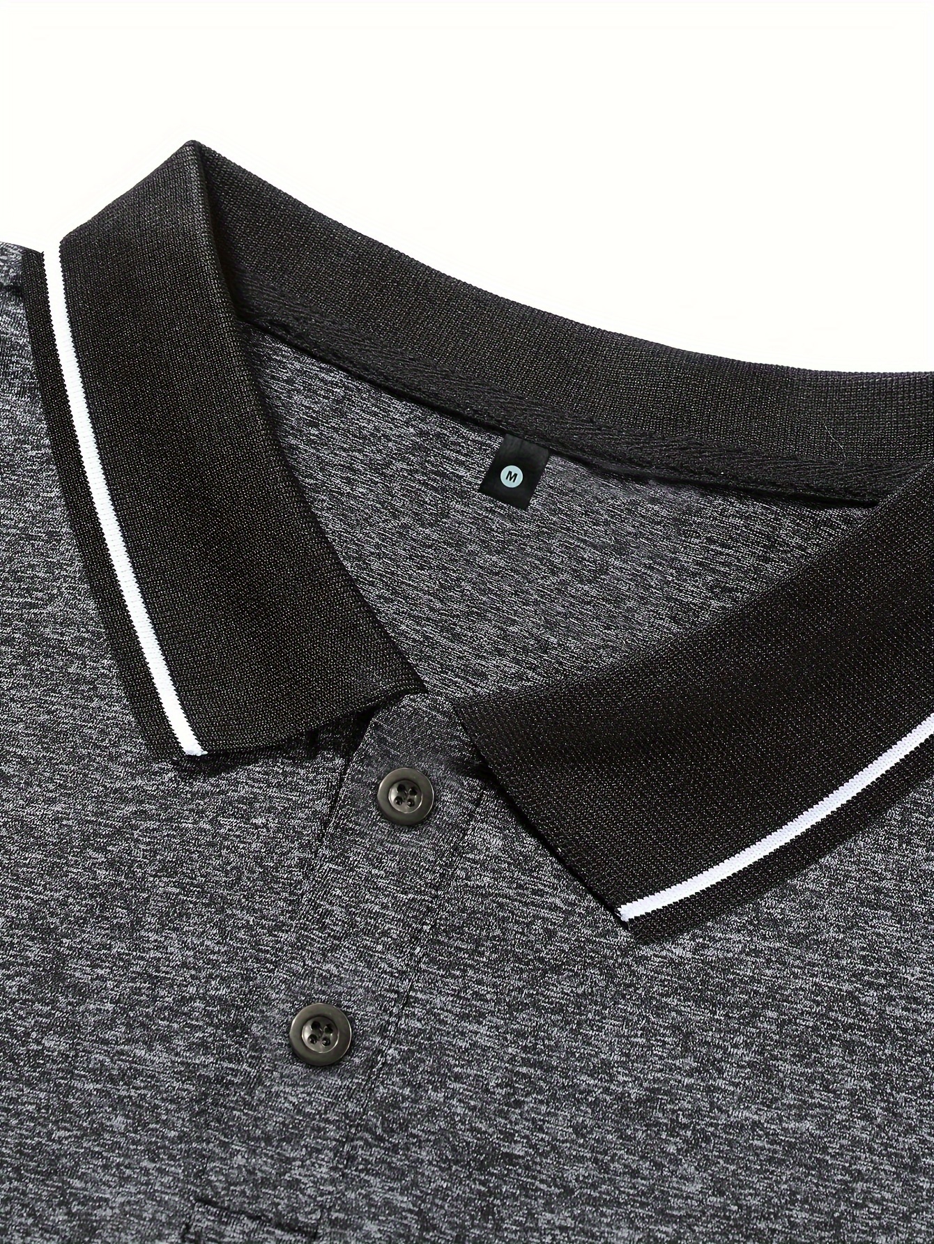 3Pcs Breathable Regular Fit Golf Shirt, Men s Casual V-Neck T-Shirt Short Sleeve For Summer, Men s Clothing details 1