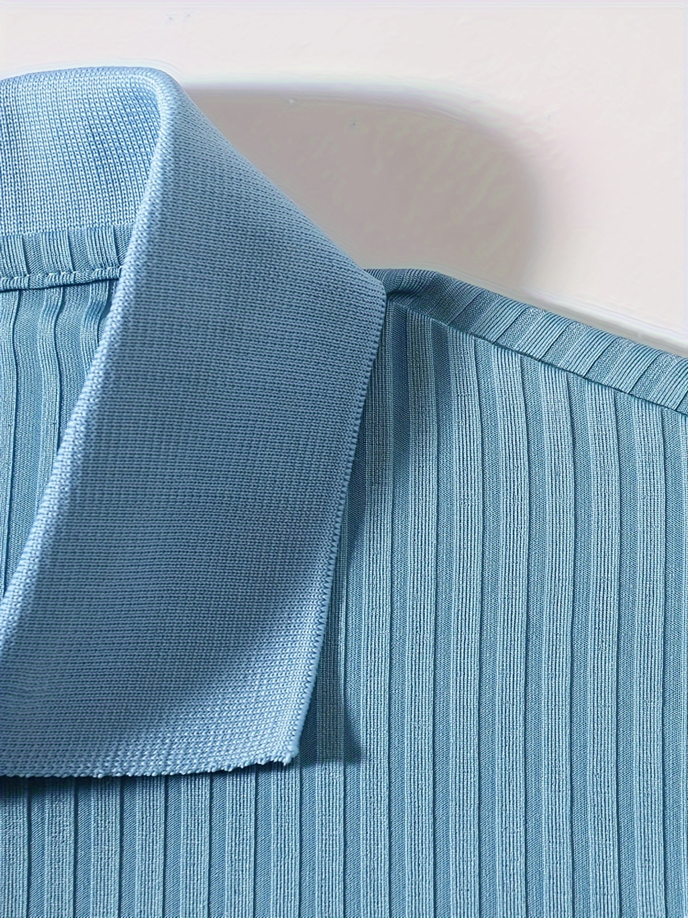 lapel shirt, ribbed mens all match sweetheart v neck long sleeve lapel shirt spring fall outdoor activity details 43