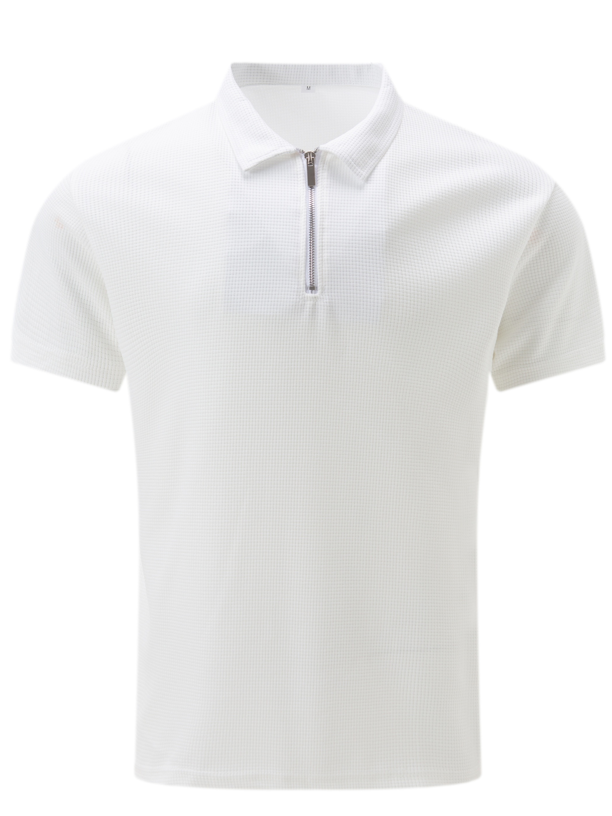 mens solid short sleeve zipper shirt casual male shirt for summer outdoor gift for men details 13