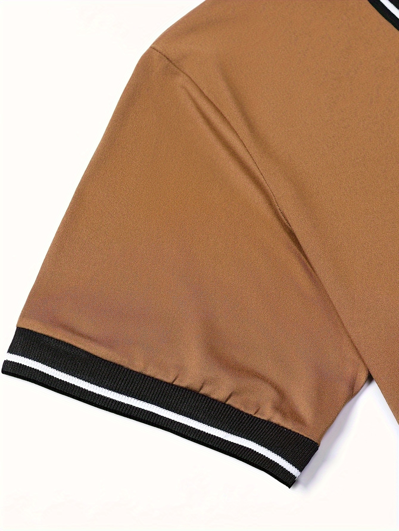 3Pcs Breathable Regular Fit Golf Shirt, Men s Casual V-Neck T-Shirt Short Sleeve For Summer, Men s Clothing details 12