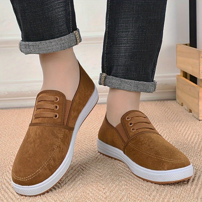 slip skateboard shoes men s solid colour comfy non slip details 8