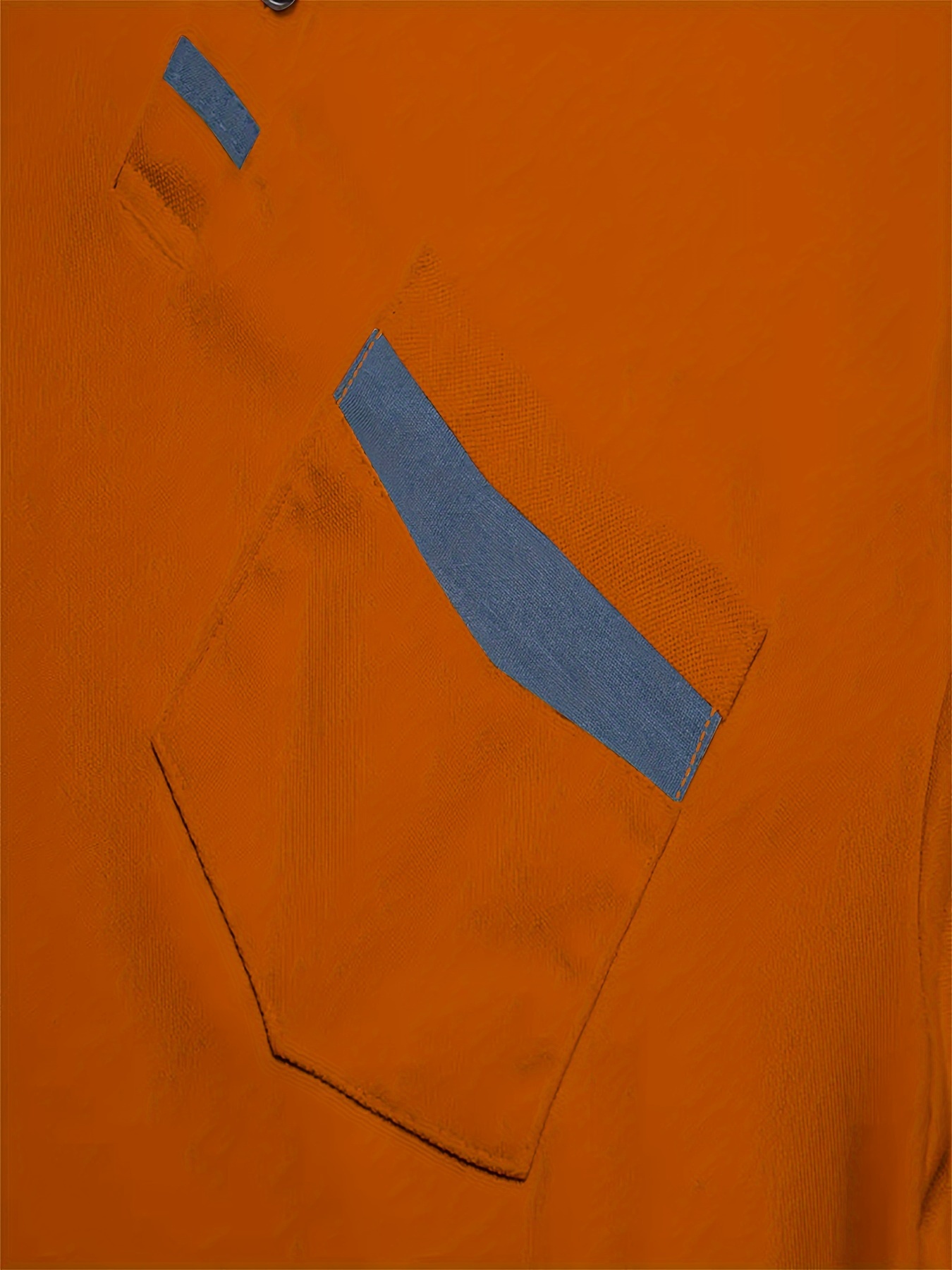 breathable regular fit contrast color design golf shirt mens casual v neck t shirt short sleeve for summer mens clothing details 5