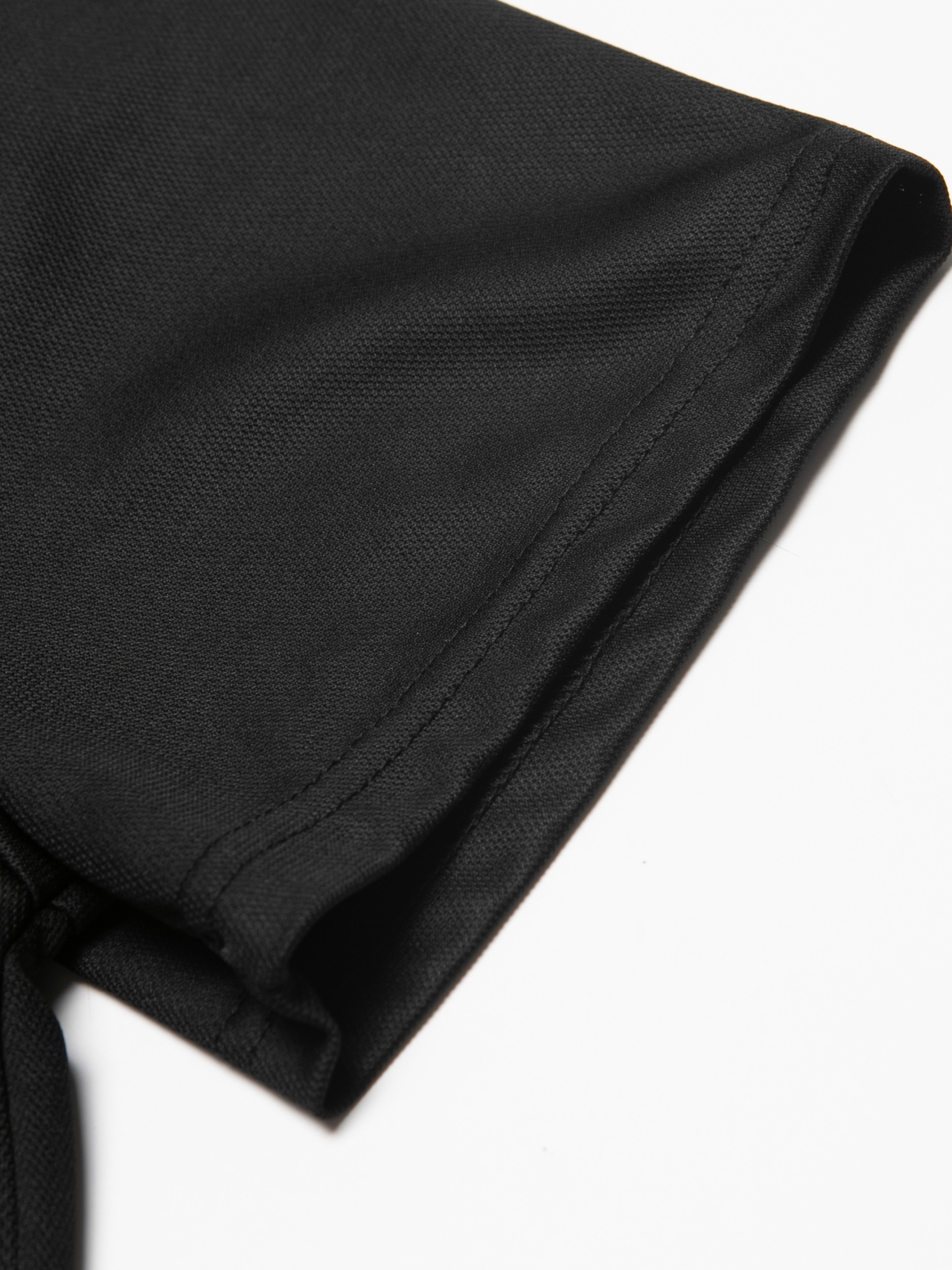 mens casual medium stretch sports short sleeve shirt details 2