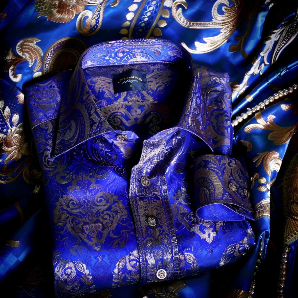 Designer unique Luxe Collection Cotton Shirt High Elasticity 100 % Cotton 