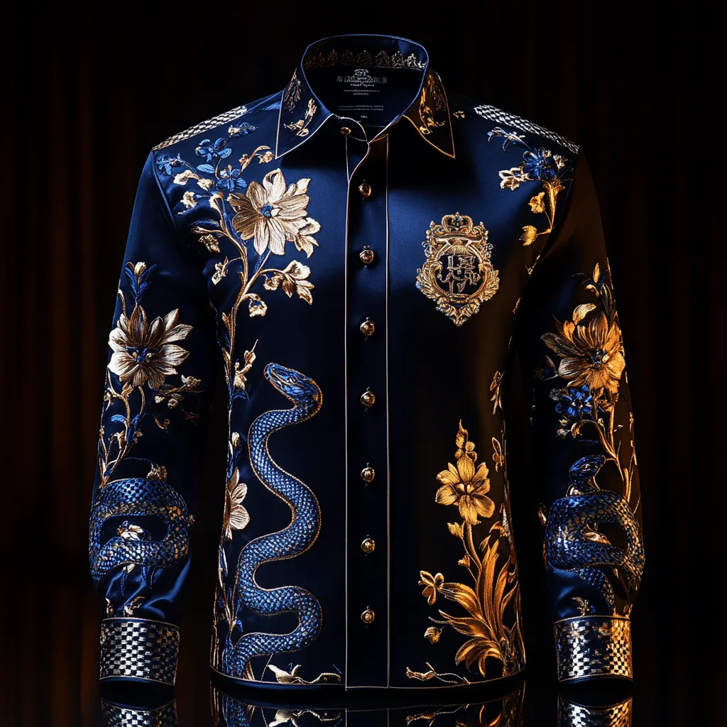 Silk Luxury Business VIP Exclusive Designer unique Luxe Collection long Shirt High Elasticity