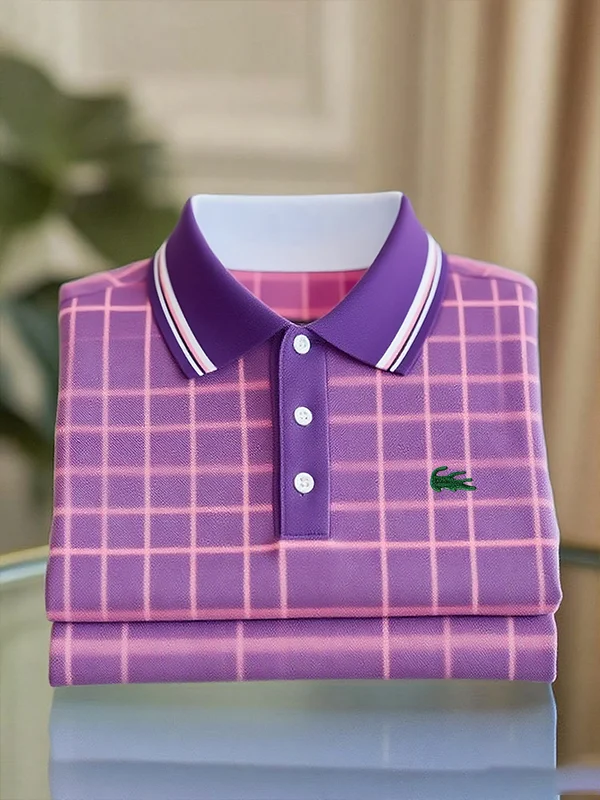 Men's Business Short Sleeve Polo Shirt