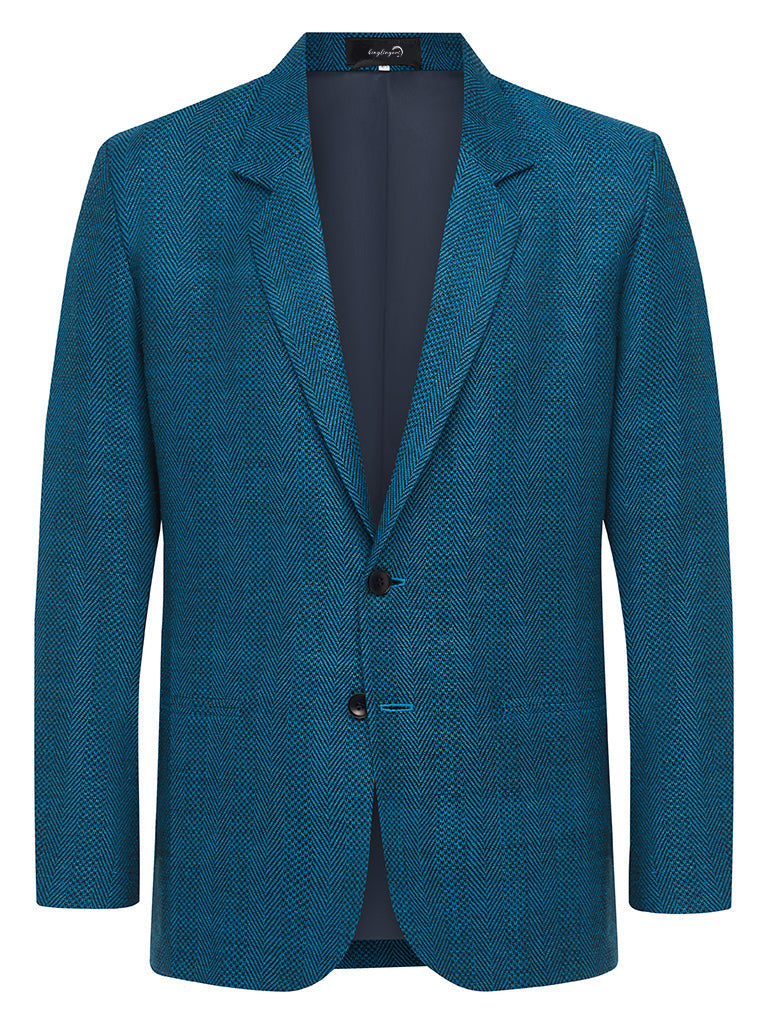 100% Hand Woven Raw Silk Men's Luxury Business Casual Fashion Blazer Suit Jacket