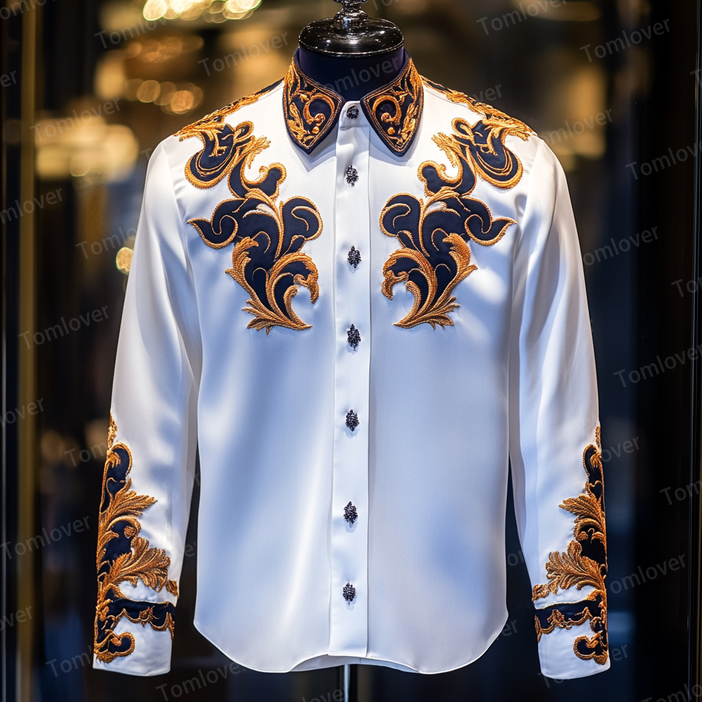 2025 Best Men's Unique Luxe Collection Classic Casual Shirt