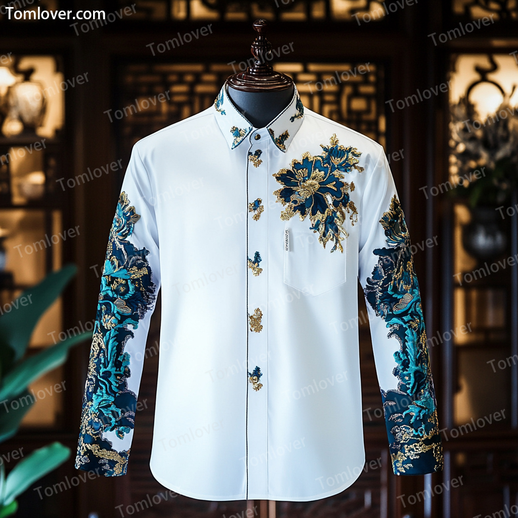 2025 Best Men's Unique Luxe Collection Classic Casual Shirt