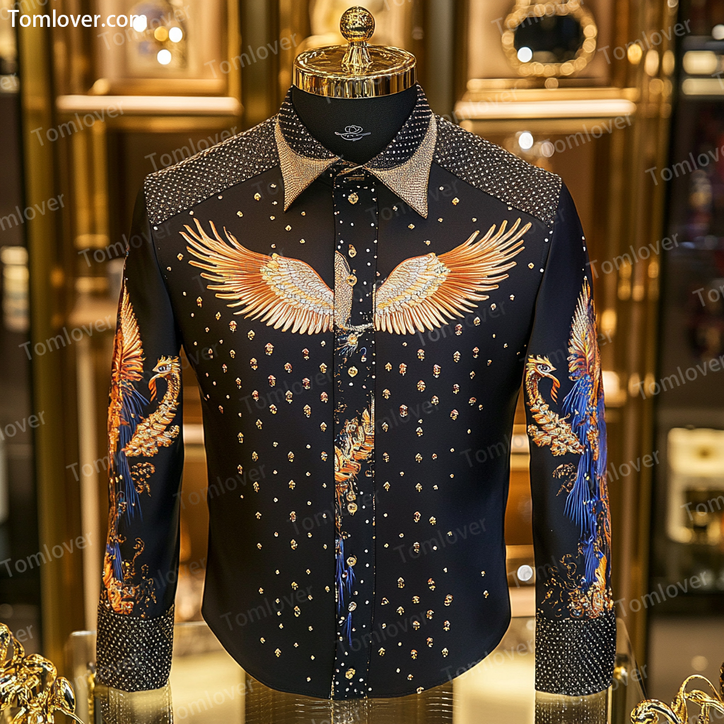 2025 Best Men's Unique Luxe Collection Classic Casual Shirt