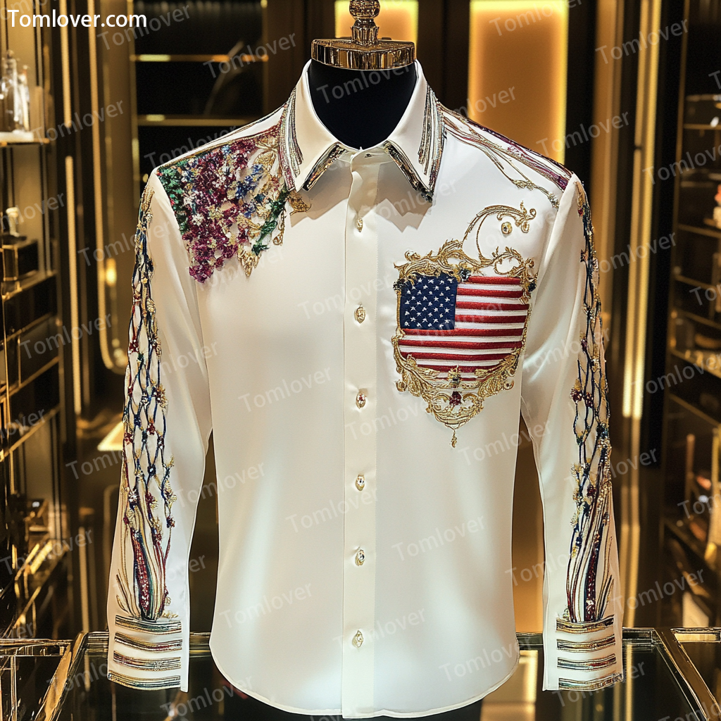 2025 Best Men's Unique Luxe Collection Classic Casual Shirt