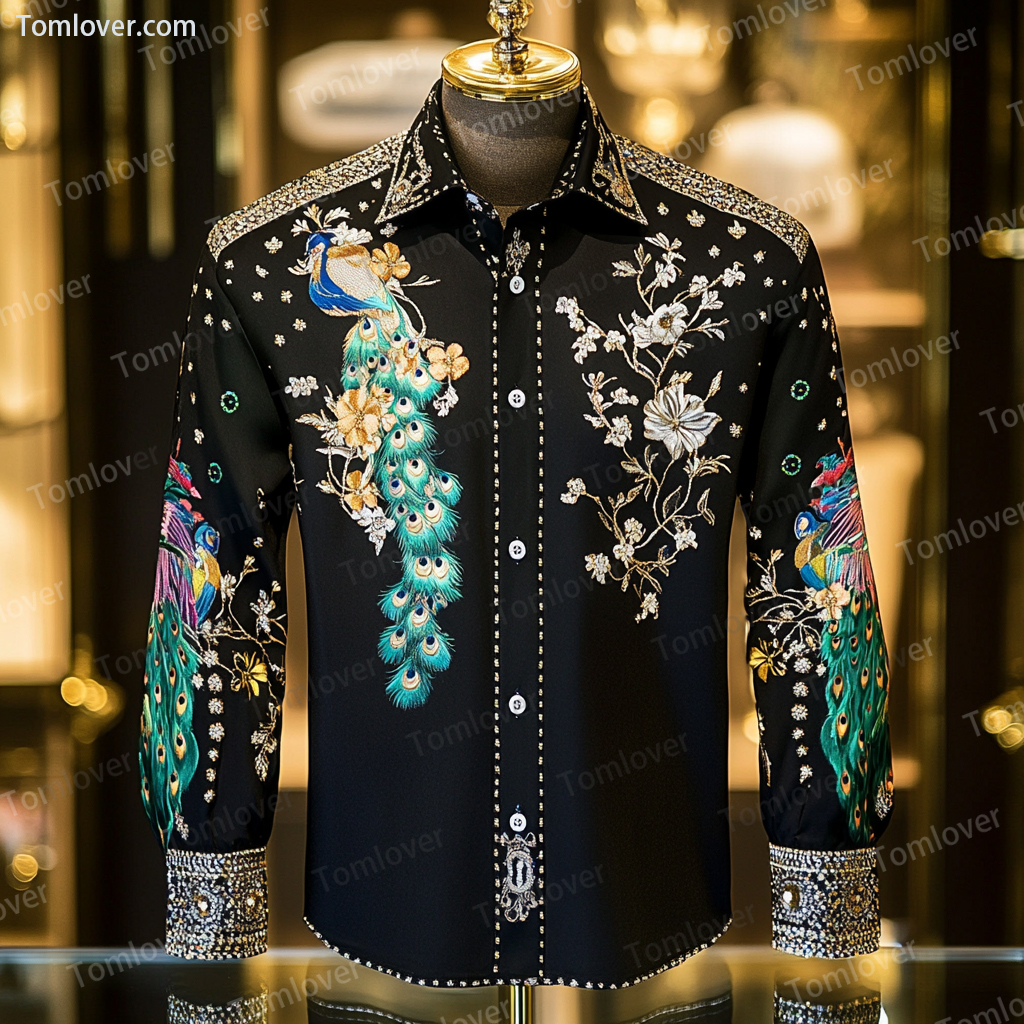 2025 Best Men's Unique Luxe Collection Classic Casual Shirt