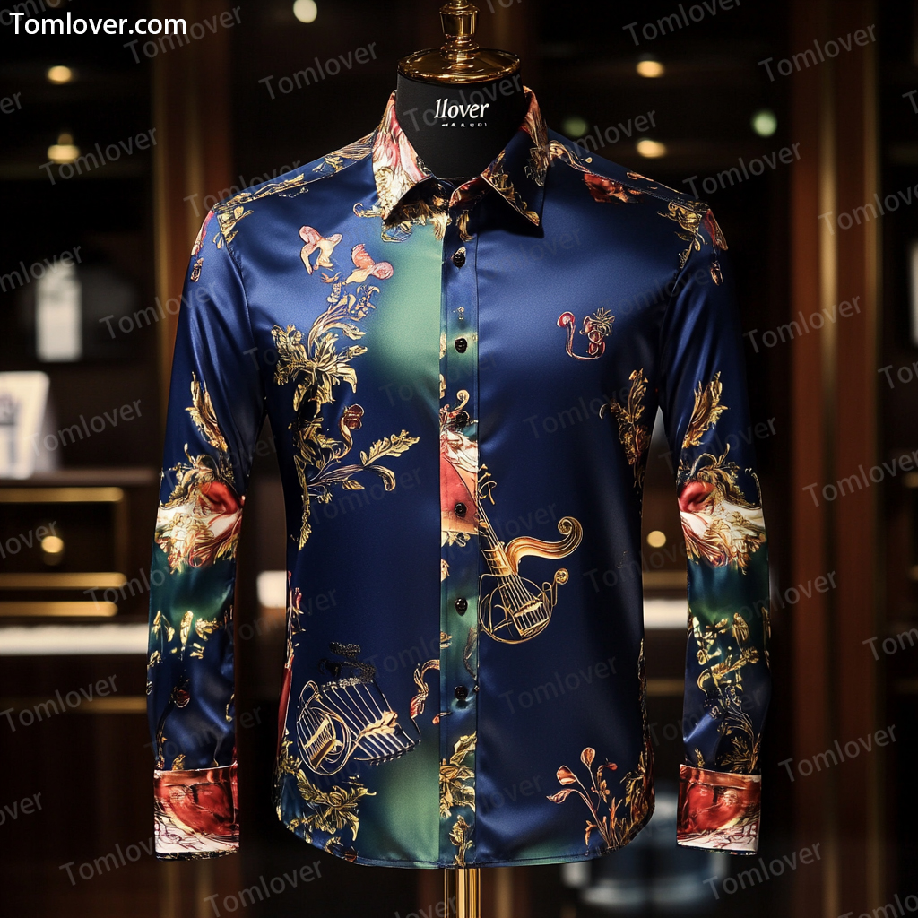 2025 Best Men's Unique Luxe Collection Classic Casual Shirt