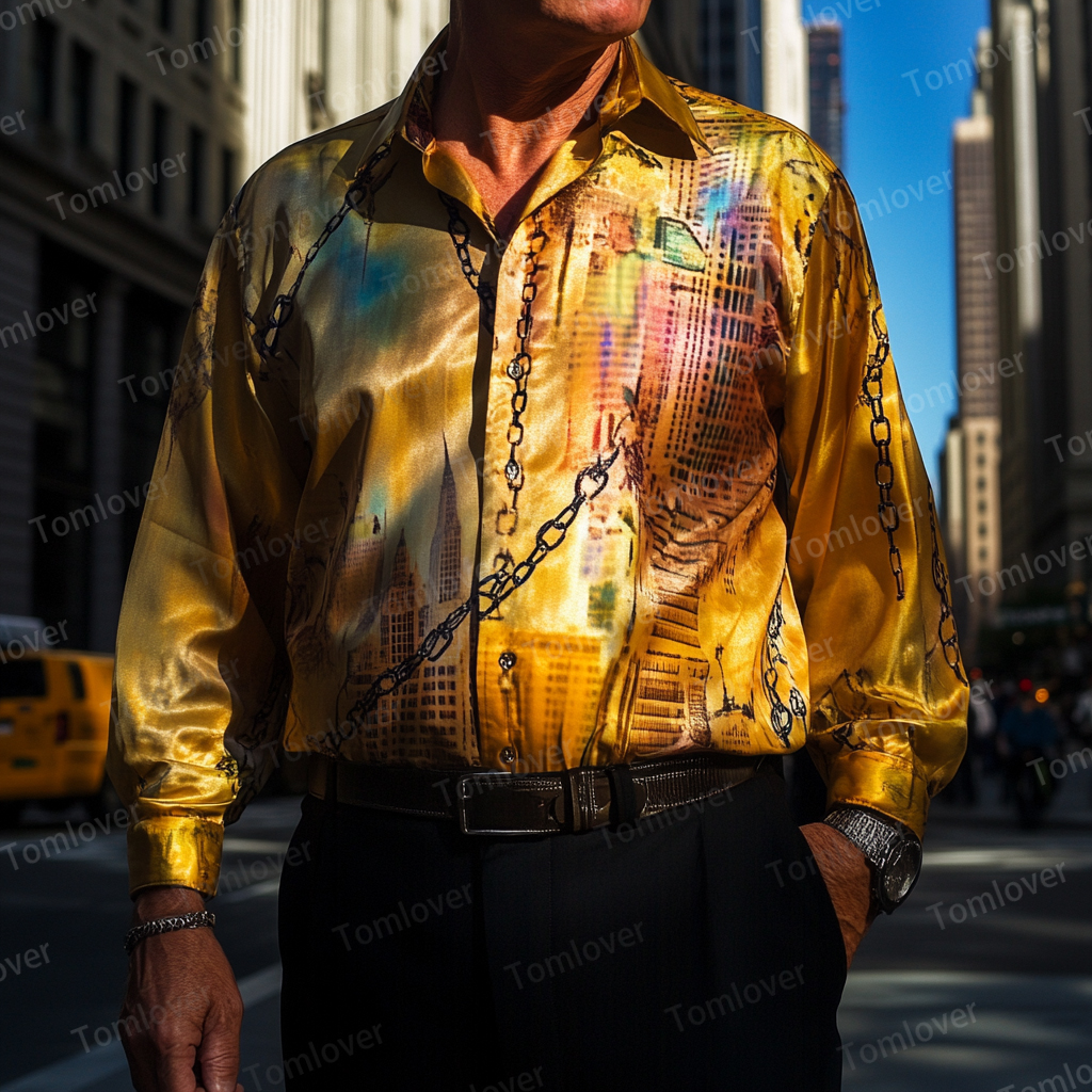 2025 Best Men's Unique Luxe Collection Classic Casual Shirt