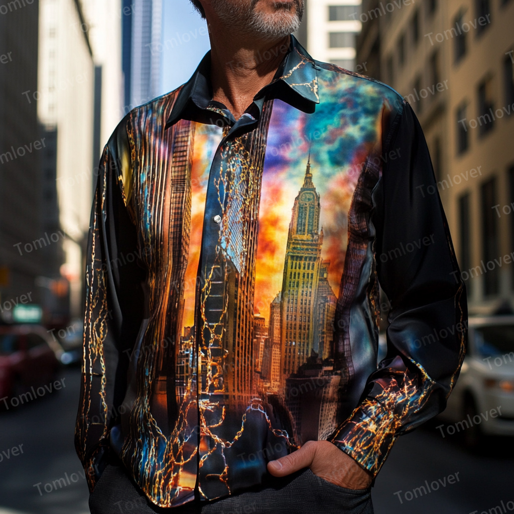 2025 Best Men's Unique Luxe Collection Classic Casual Shirt