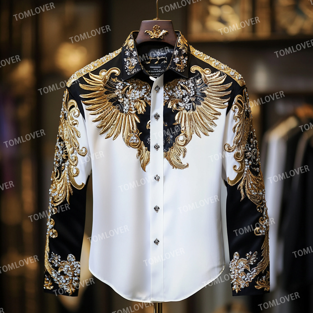 2025 Best Men's Unique Luxe Collection Classic Casual Shirt