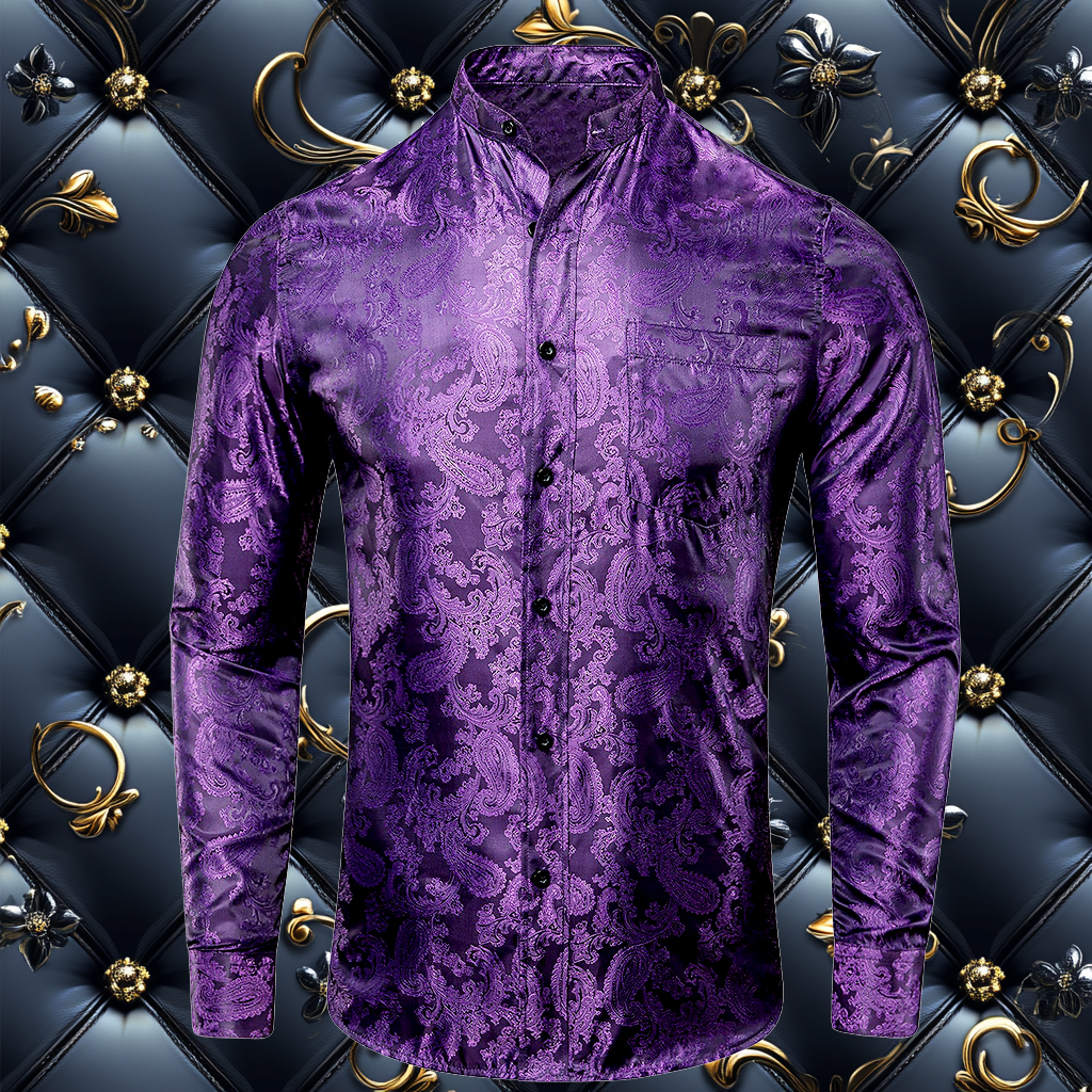 Silk Luxury Business VIP Exclusive Designer unique Luxe Collection long Shirt High Elasticity