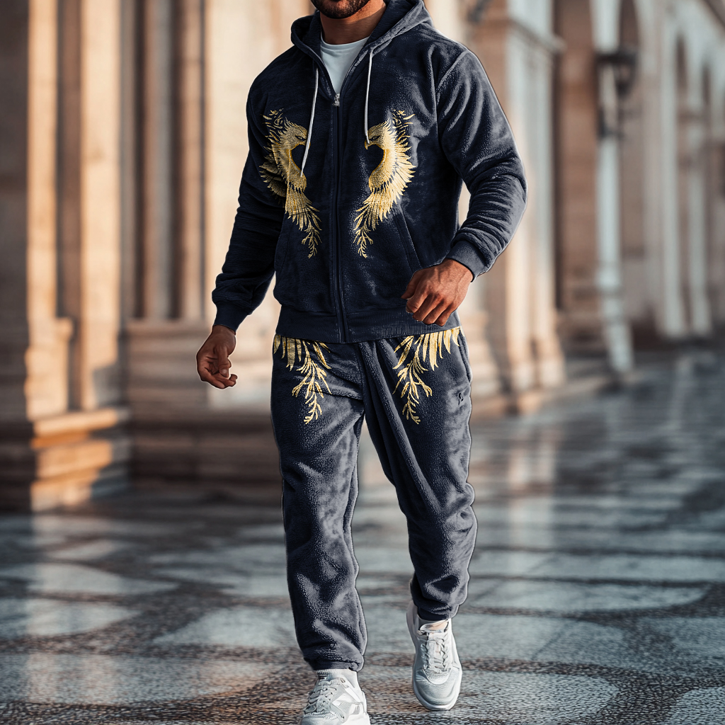 Unique design Men's fashion casual set