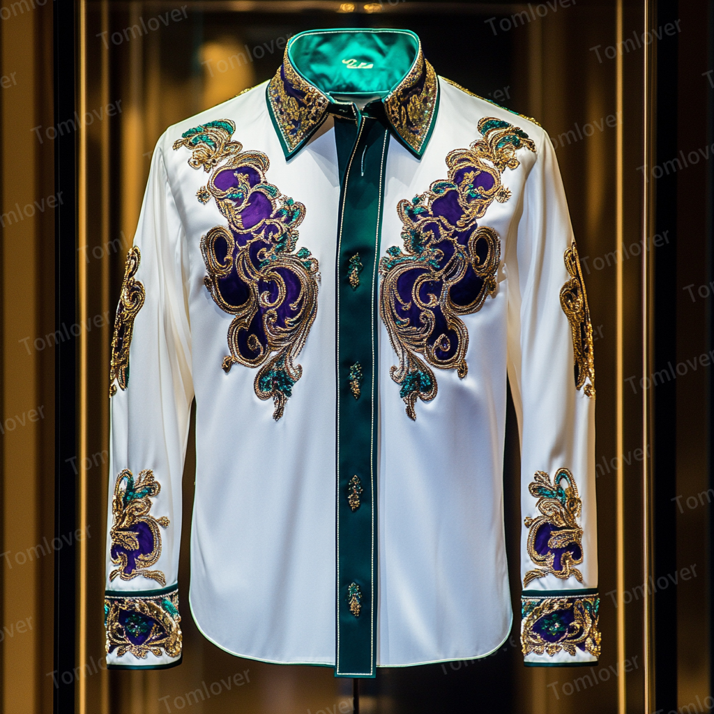 2025 Best Men's Unique Luxe Collection Classic Casual Shirt