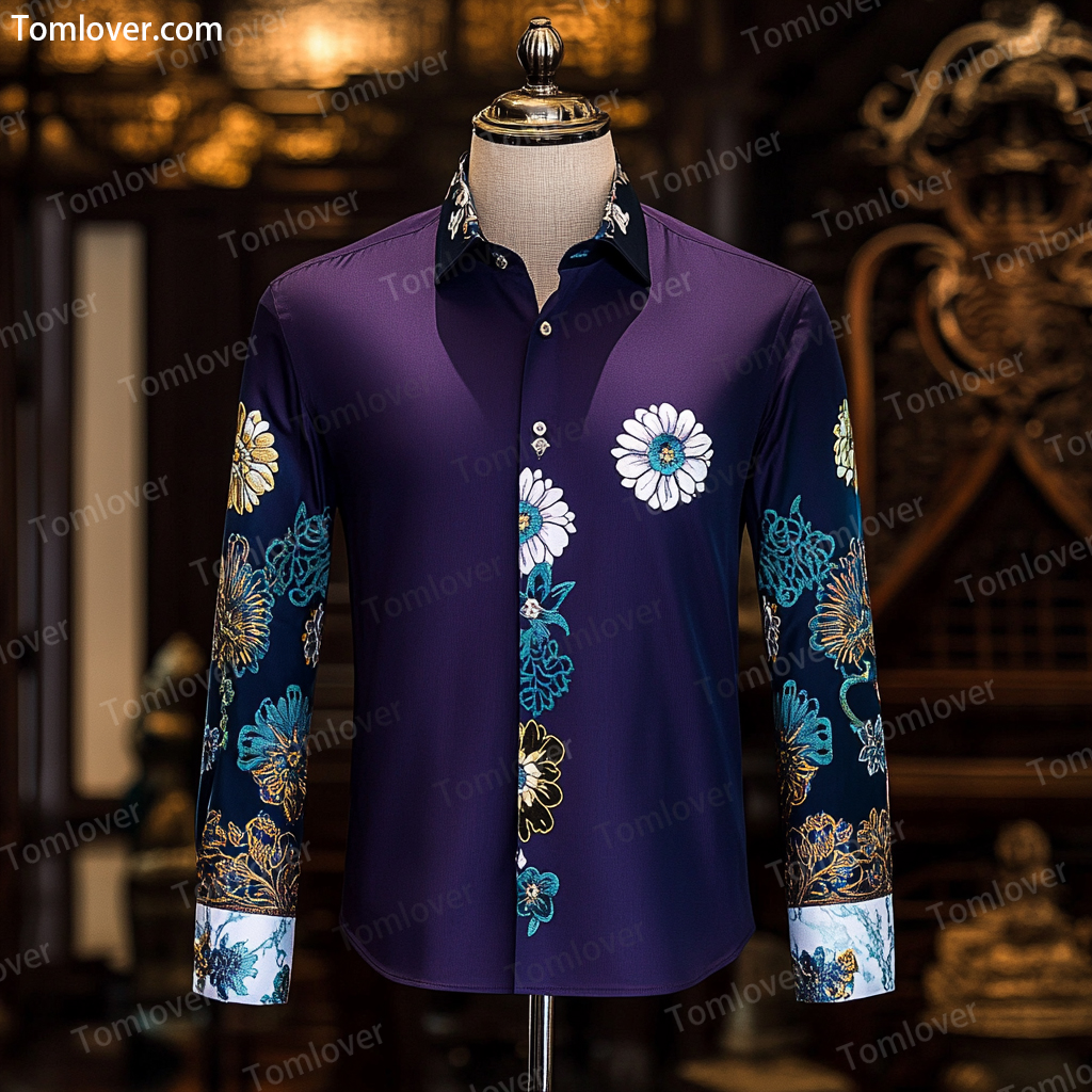 2025 Best Men's Unique Luxe Collection Classic Casual Shirt