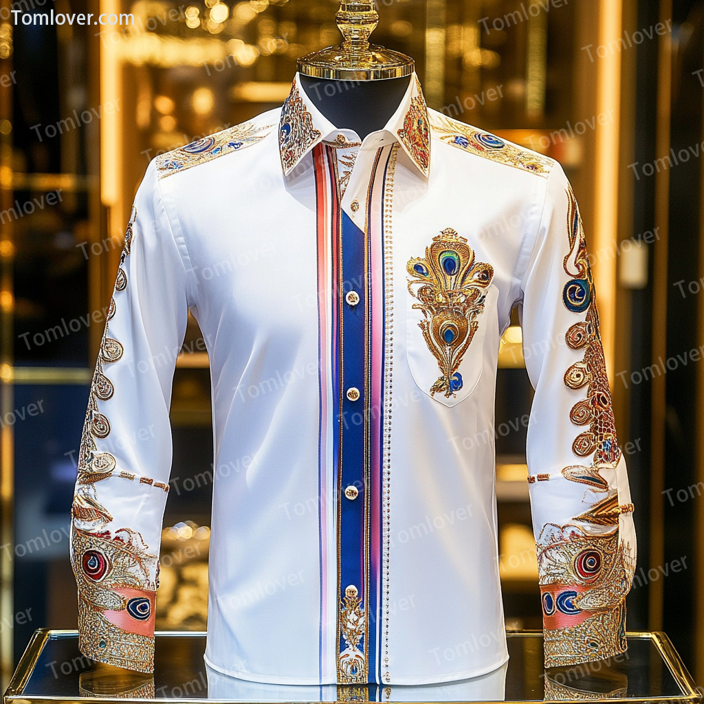 2025 Best Men's Unique Luxe Collection Classic Casual Shirt