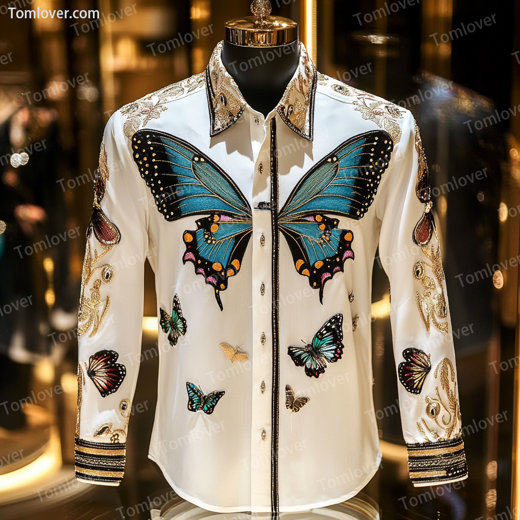 2025 Best Men's Unique Luxe Collection Classic Casual Shirt