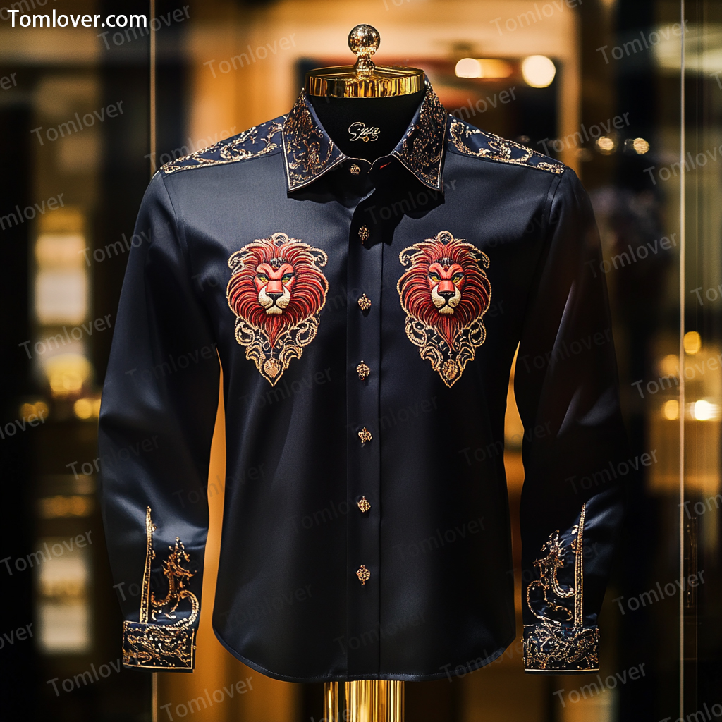 2025 Best Men's Unique Luxe Collection Classic Casual Shirt