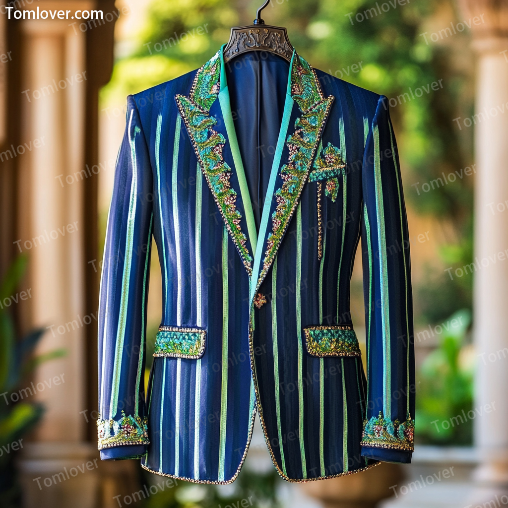 Luxury Stand-up collar Embroidery Jacket Limited sale Fashion Men's High quality High discount