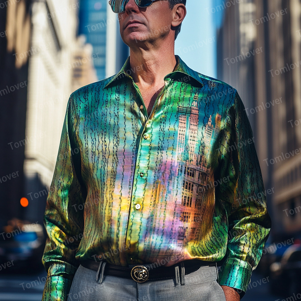 2025 Best Men's Unique Luxe Collection Classic Casual Shirt